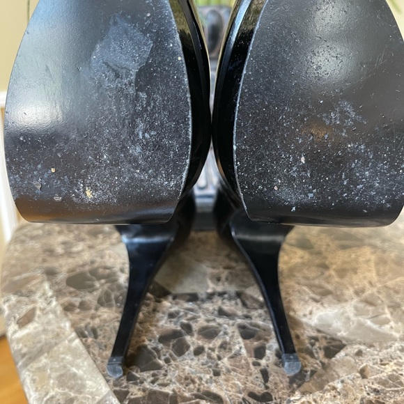 YSL Black Patent Leather Tribute 105 Pump Size 40 - Picture 6 of 7